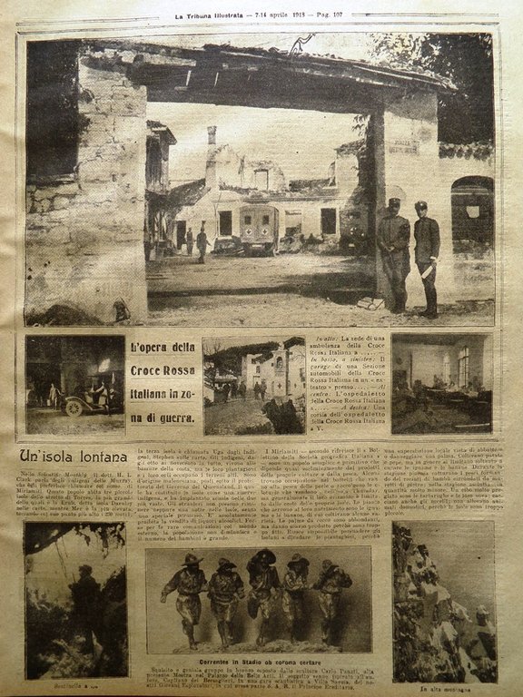 La Tribuna Illustrata 7 Aprile 1918 WW1 Arditi Murray Croce … | Immagine Gallery 2