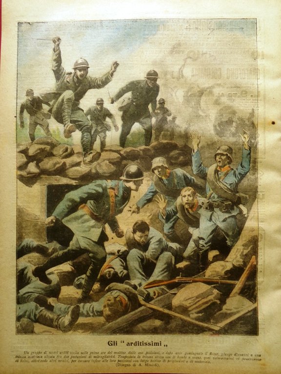 La Tribuna Illustrata 7 Aprile 1918 WW1 Arditi Murray Croce … | Immagine Gallery 3