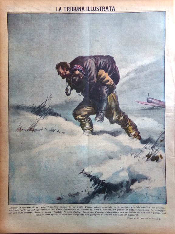 La Tribuna Illustrata 7 Aprile 1935 Ariani Radium Duce Eritrea …