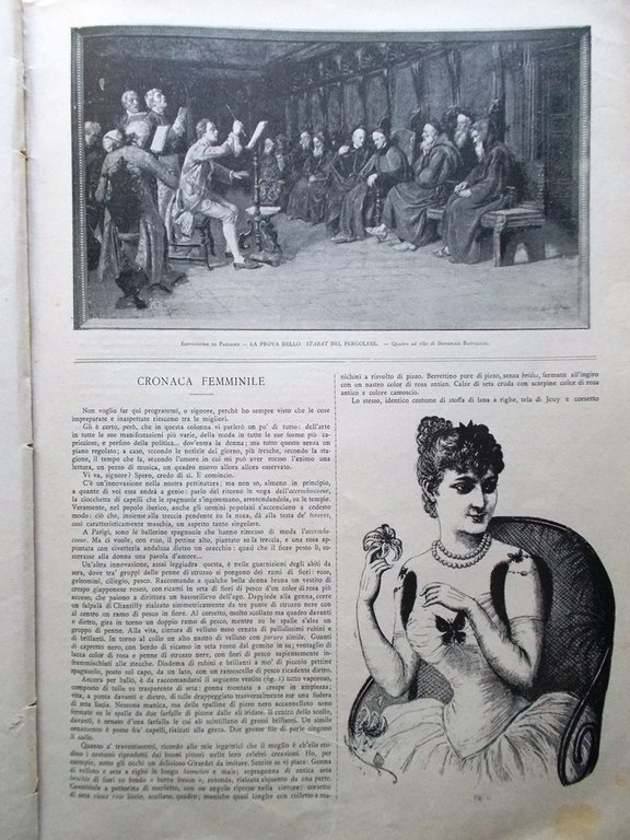 La Tribuna Illustrata 7 Febbraio 1892 Terremoto Lazio Genzano e …