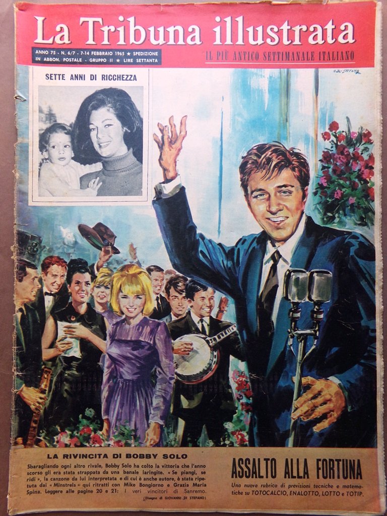 La Tribuna Illustrata 7 Febbraio 1965 Angelita Medaglie Repubblica Kruscev …