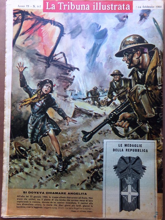 La Tribuna Illustrata 7 Febbraio 1965 Angelita Medaglie Repubblica Kruscev …