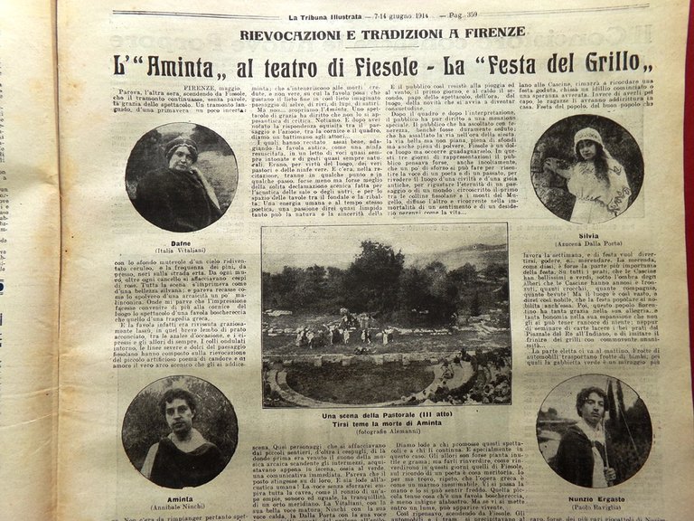 La Tribuna Illustrata 7 Giugno 1914 Albania Concistoro Aminta Festa … | Immagine Gallery 2