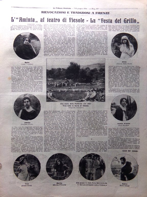 La Tribuna Illustrata 7 Giugno 1914 Albania Concistoro Aminta Festa … | Immagine Gallery 2