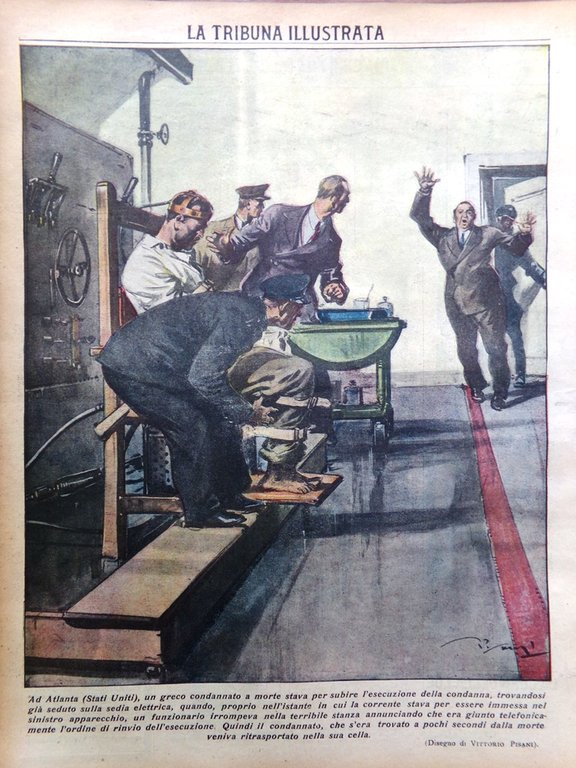 La Tribuna Illustrata 7 Luglio 1935 Duce Grano Mostra Nave …