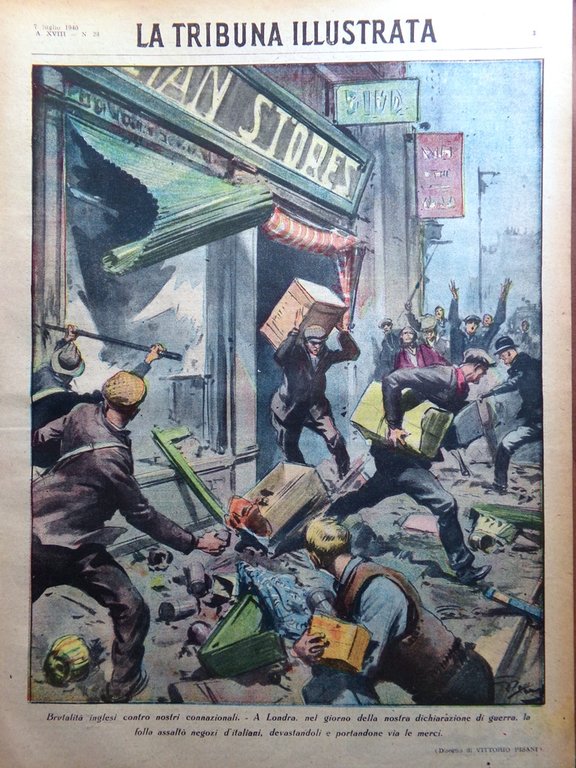 La Tribuna Illustrata 7 Luglio 1940 WW2 Armistizi Badoglio Ciclisti … | Immagine Gallery 1