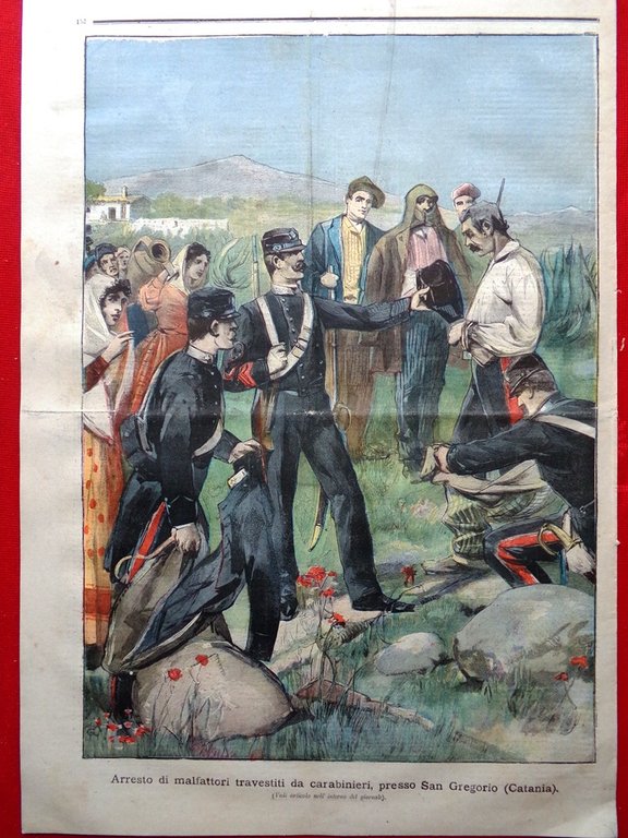 La Tribuna Illustrata 7 Maggio 1899 Sovrani in Sardegna Ospedale …