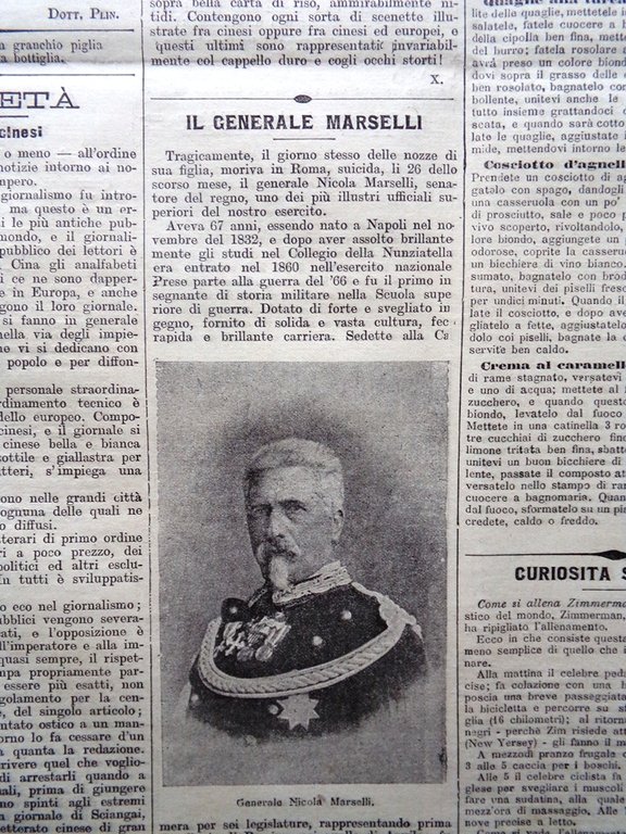 La Tribuna Illustrata 7 Maggio 1899 Sovrani in Sardegna Ospedale …