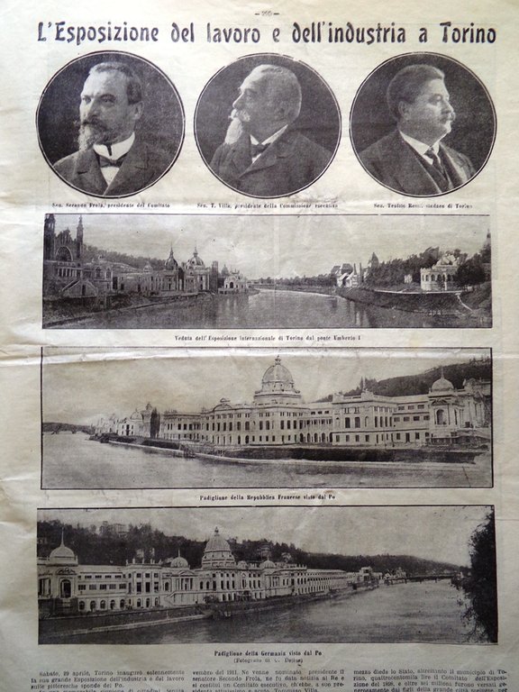 La Tribuna Illustrata 7 Maggio 1911 Sovrani Svezia Zonaro Capecelatro …