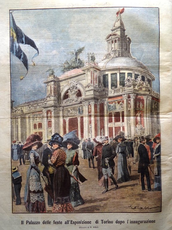 La Tribuna Illustrata 7 Maggio 1911 Sovrani Svezia Zonaro Capecelatro …