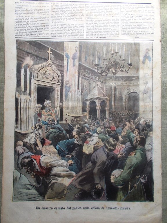 La Tribuna Illustrata 7 Novembre 1897 Rudolf Charousek Koneleff Siena …