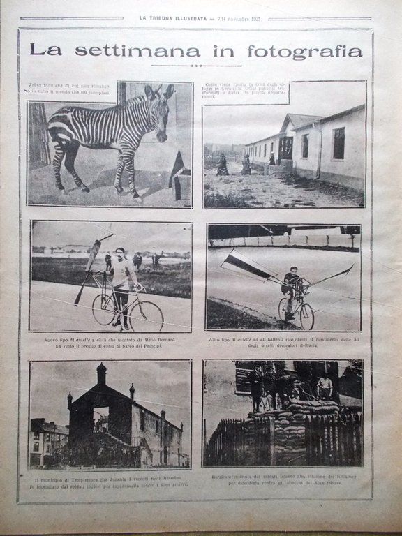 La Tribuna Illustrata 7 Novembre 1920 Bolscevismo Americanate Irlanda Templemore