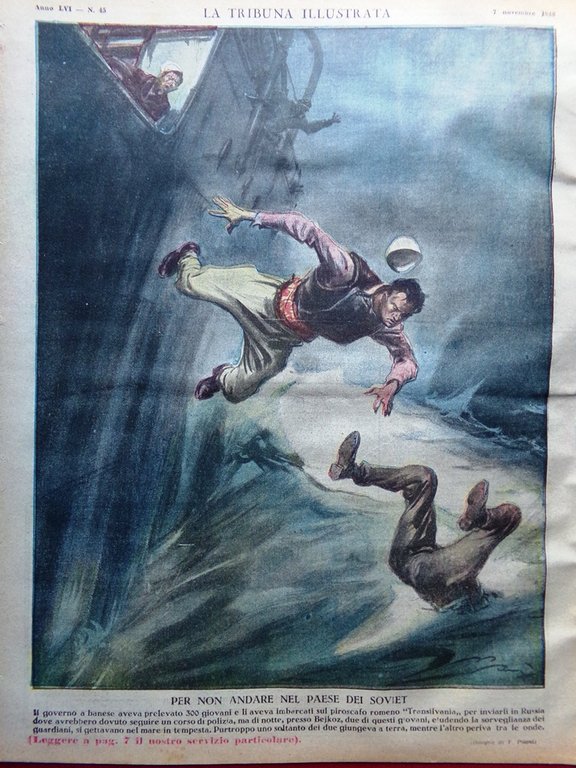 La Tribuna Illustrata 7 Novembre 1948 Rosselli Mirakaj Giuliano Fantasmi … | Immagine Gallery 3