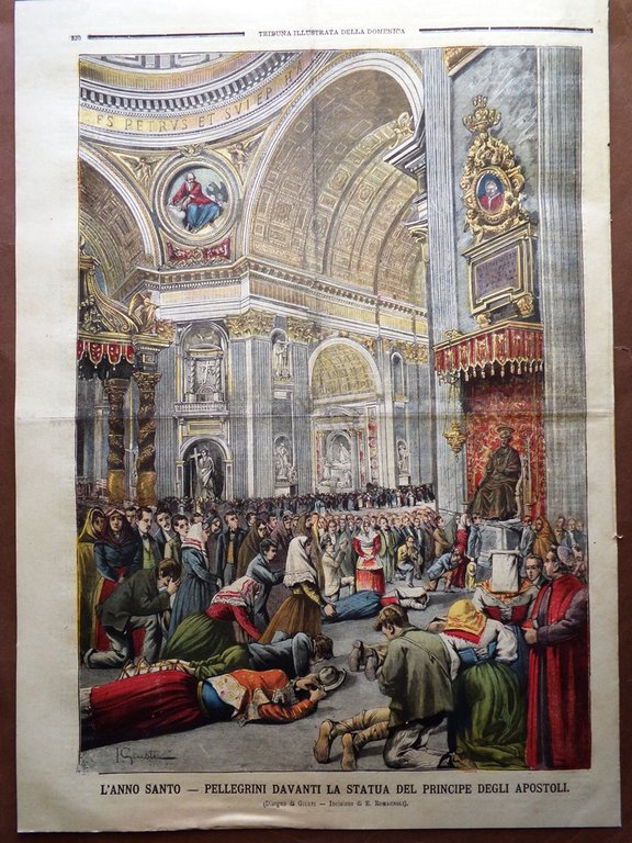 La Tribuna Illustrata 7 Ottobre 1900 Teatro Monumento Umberto Fiesole …