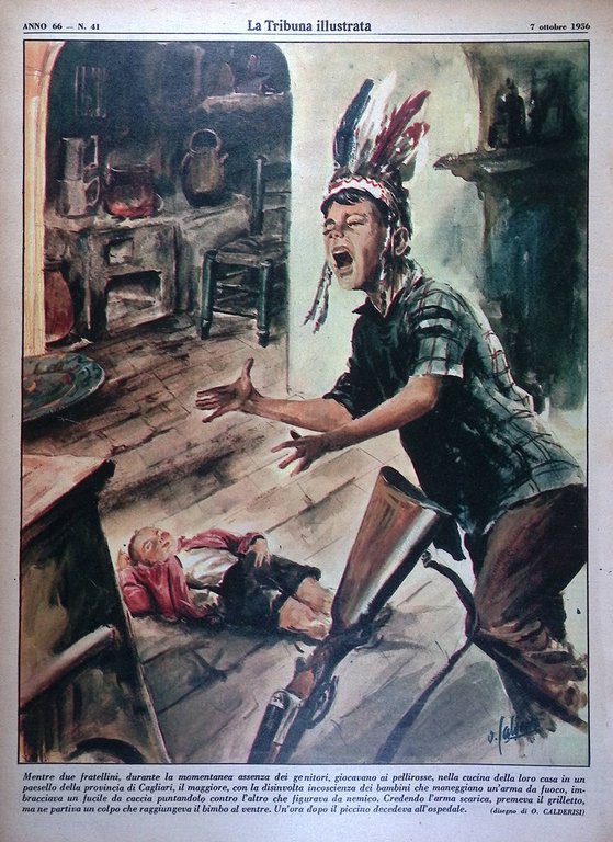 La Tribuna Illustrata 7 Ottobre 1956 Televisione Carol Doppiaggio Fontana …