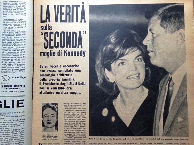 La Tribuna Illustrata 7 Ottobre 1962 Autostrada del Sole Schiaffino …