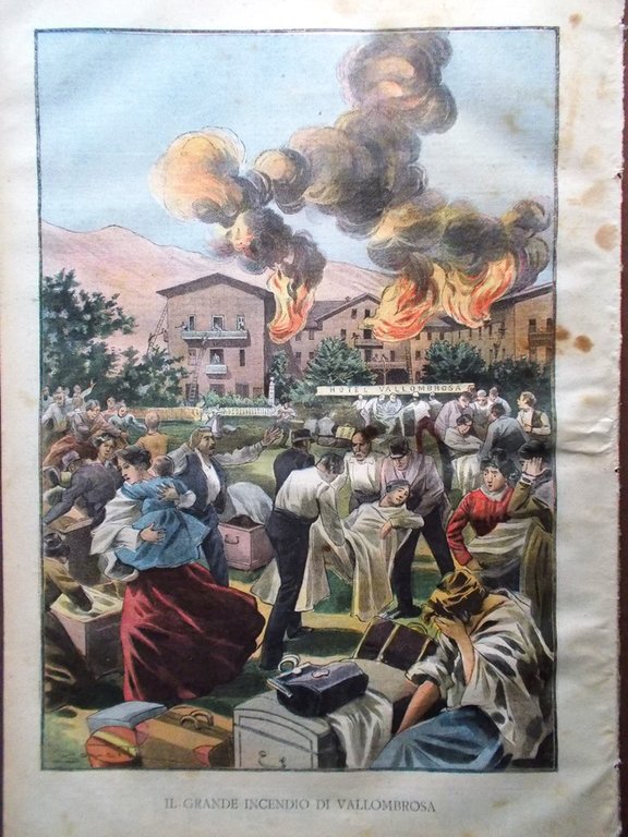 La Tribuna Illustrata 7 Settembre 1902 Re d'Italia Berlino Vallombrosa …