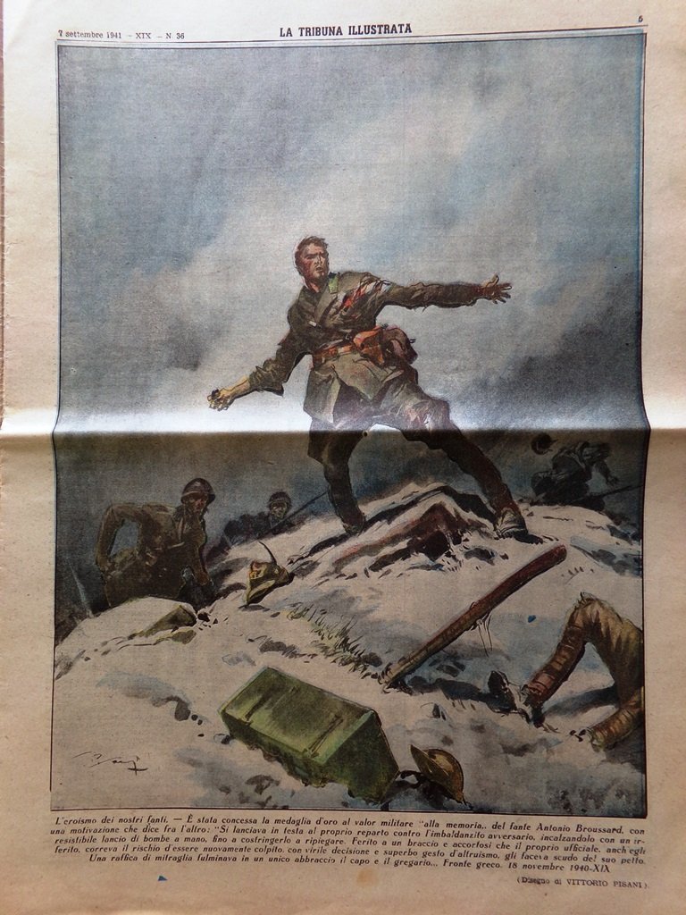 La Tribuna Illustrata 7 Settembre 1941 WW2 Iran Stati Uniti …