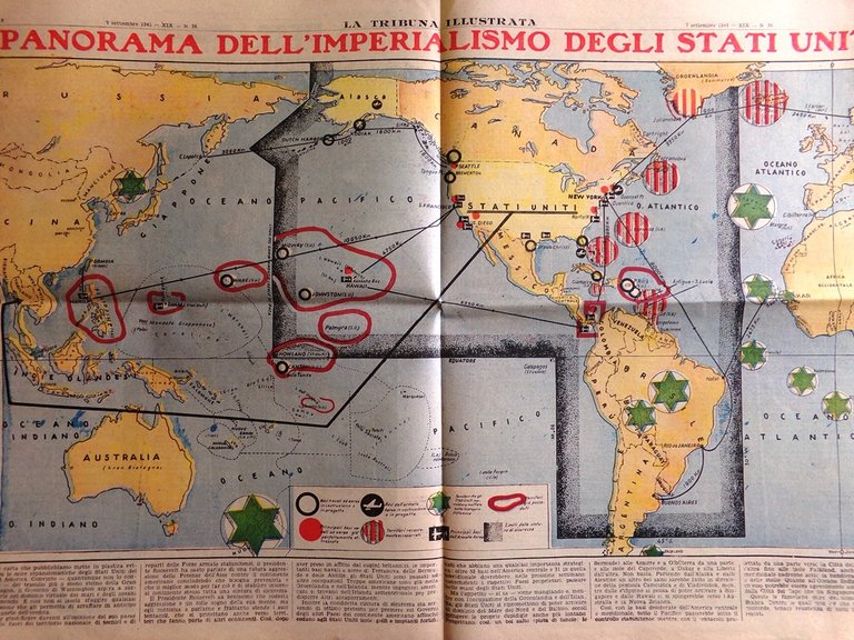 La Tribuna Illustrata 7 Settembre 1941 WW2 Iran Stati Uniti …