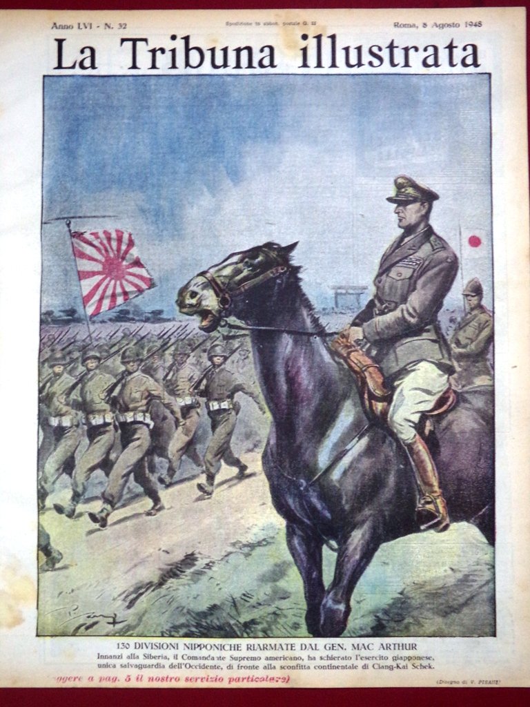 La Tribuna Illustrata 8 Agosto 1948 Mikado Arthur Graziosi Quadrini … | Immagine principale