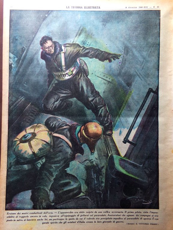 La Tribuna Illustrata 8 Dicembre 1940 WW2 Cavalli Gioventù Europa …