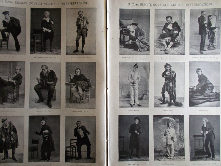 La Tribuna Illustrata 8 Febbraio 1891 Ermete Novelli Carnevale Romano …