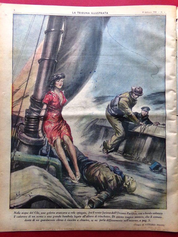 La Tribuna Illustrata 8 Febbraio 1948 Amanuensi Sport Gigli Schipa … | Immagine Gallery 3