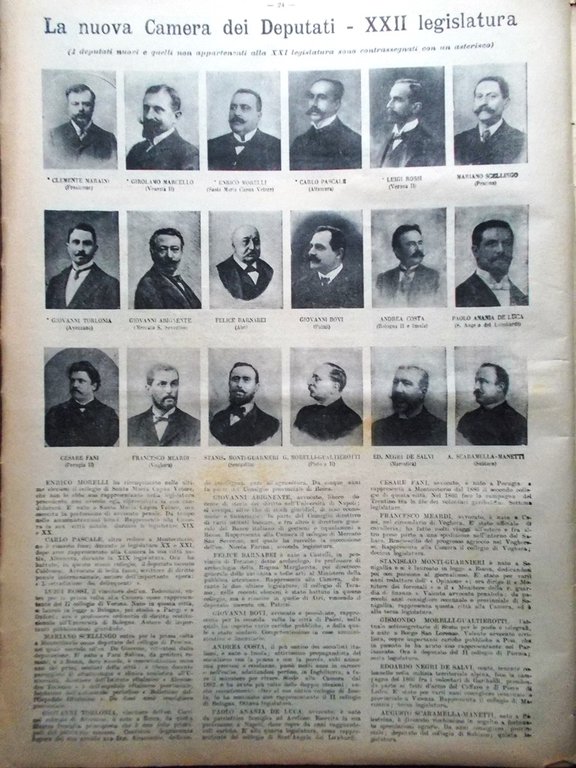 La Tribuna Illustrata 8 Gennaio 1905 Syveton Duran Cristianesimo Giappone …