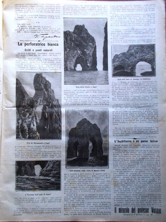 La Tribuna Illustrata 8 Gennaio 1911 Vittime Aviazione Pattino Oro …