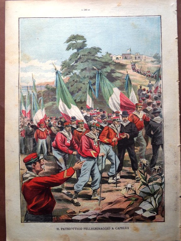 La Tribuna Illustrata 8 Giugno 1902 Sovrani Spiritismo Tarnassi Firenze …