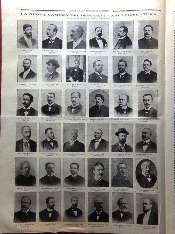 La Tribuna Illustrata 8 Luglio 1900 Brigante Fioravanti XXI Legislatura …