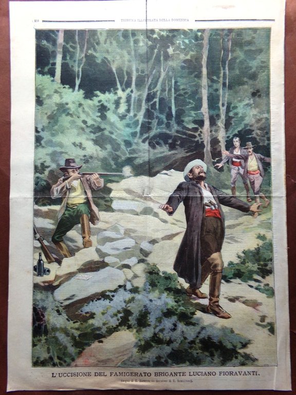 La Tribuna Illustrata 8 Luglio 1900 Brigante Fioravanti XXI Legislatura …