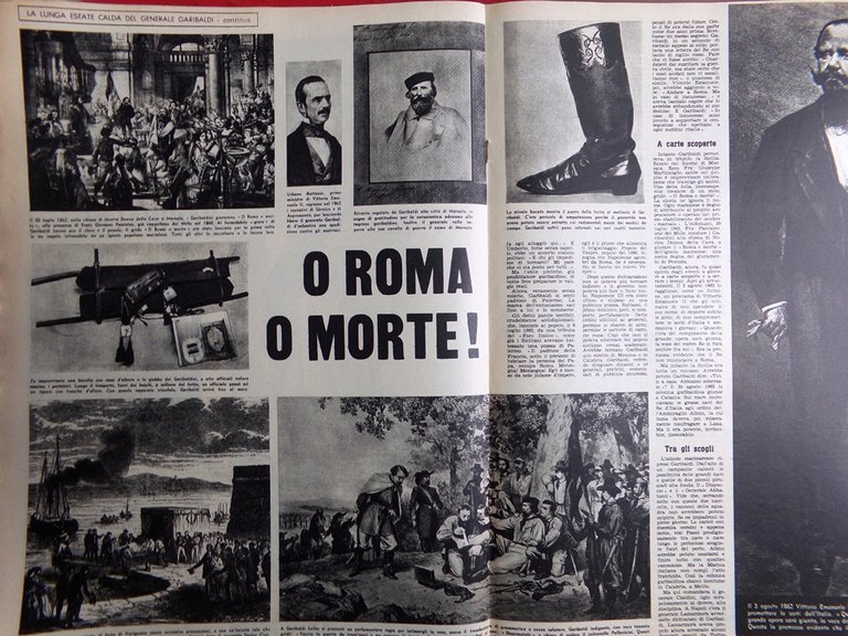 La Tribuna Illustrata 8 Luglio 1962 Celentano Ungrova Garibaldi Cella …