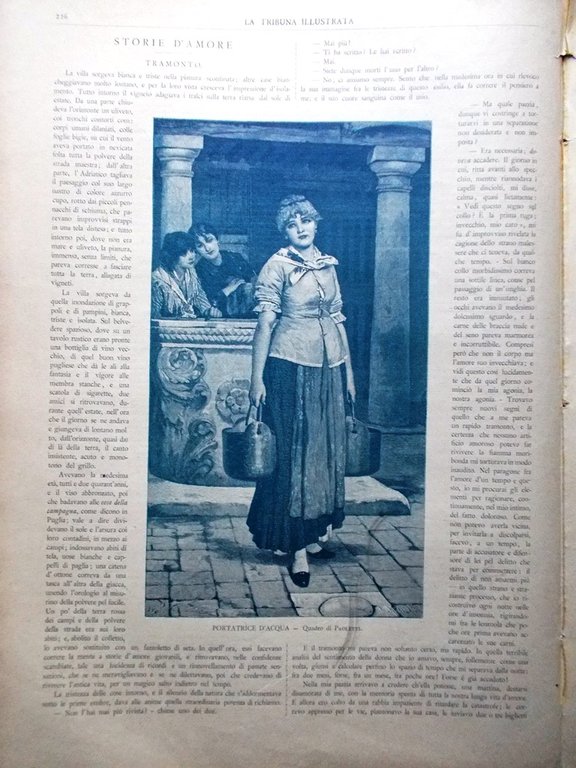 La Tribuna Illustrata 8 Maggio 1892 Ferrovia Campiglia Piombino Gallina …