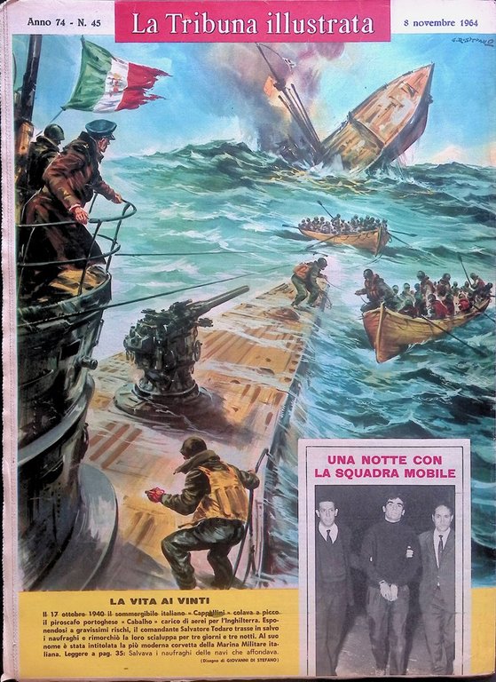 La Tribuna Illustrata 8 Novembre 1964 Olimpiadi Pinelli Sartre Napoleone …