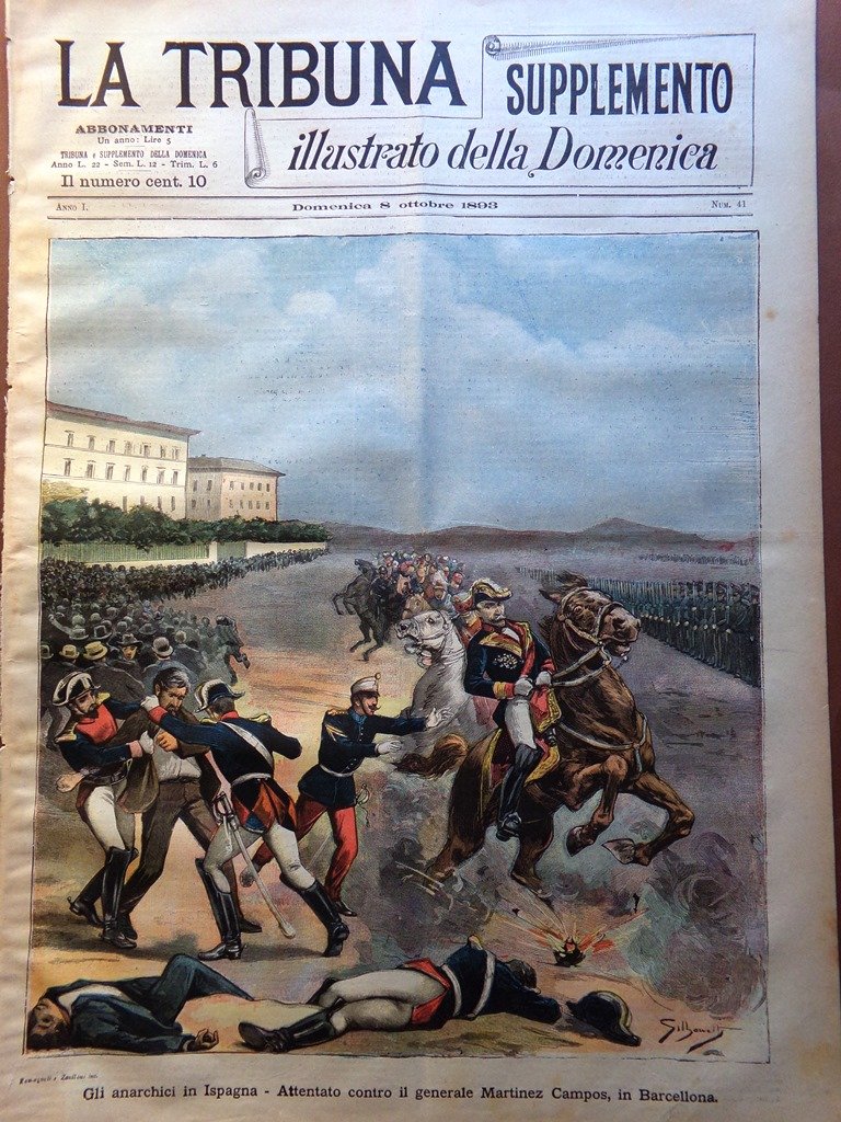 La Tribuna Illustrata 8 Ottobre 1893 Flammarion Fine del Mondo …