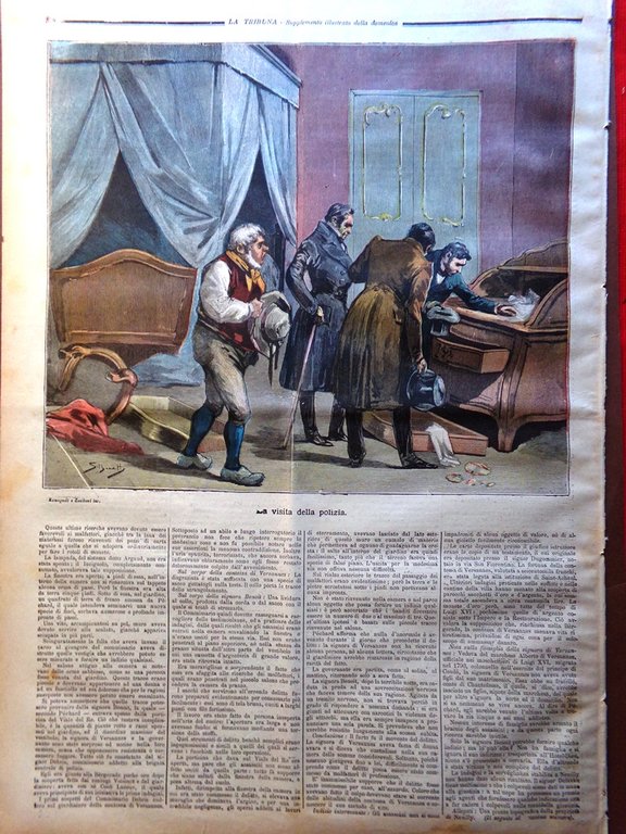 La Tribuna Illustrata 8 Ottobre 1893 Flammarion Fine del Mondo …