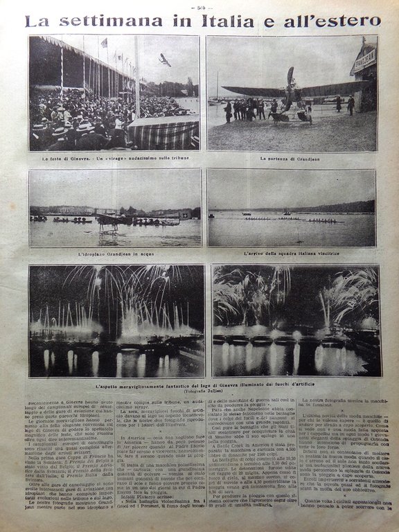 La Tribuna Illustrata 8 Settembre 1912 Manzini Massenet Dardanelli Tripolitania