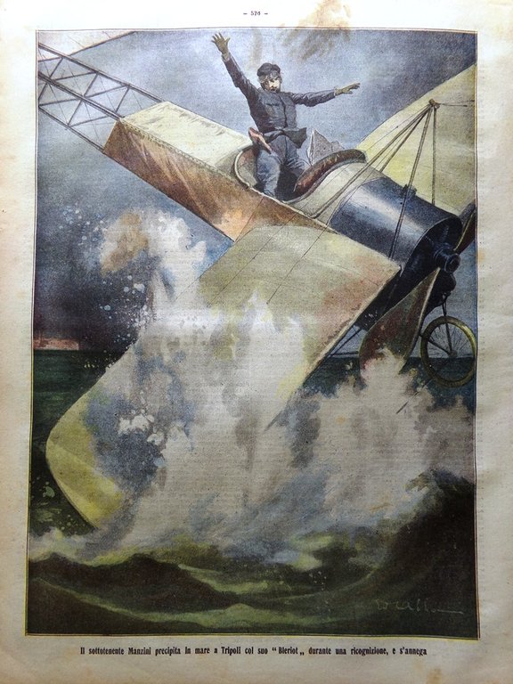 La Tribuna Illustrata 8 Settembre 1912 Manzini Massenet Dardanelli Tripolitania