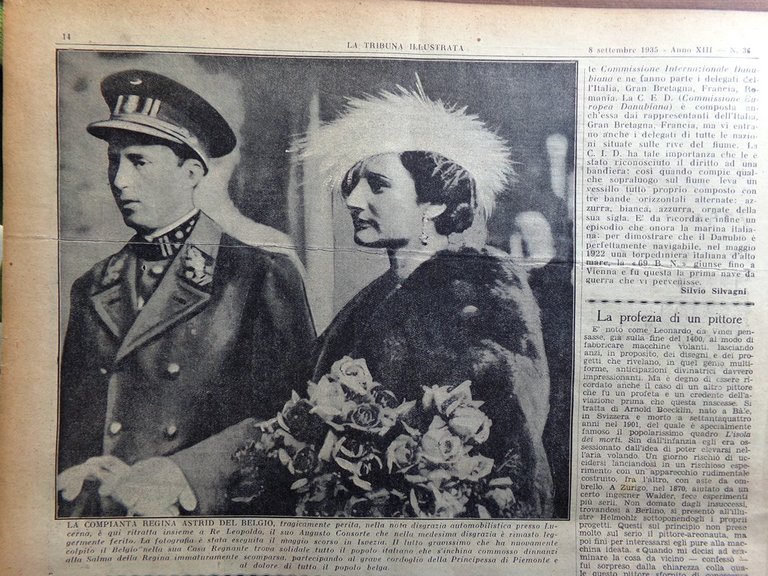 La Tribuna Illustrata 8 Settembre 1935 Duce Soldati Spedizione Giulietti …