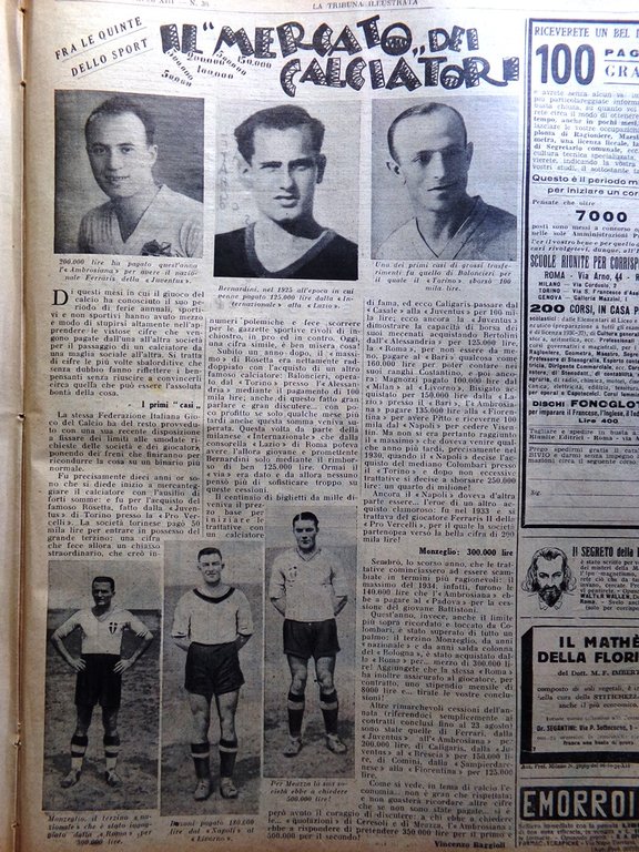 La Tribuna Illustrata 8 Settembre 1935 Duce Soldati Spedizione Giulietti …