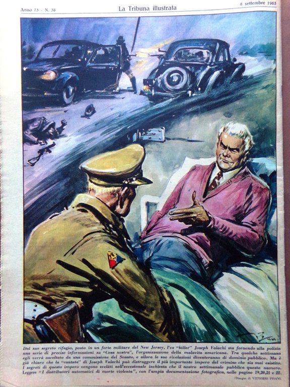 La Tribuna Illustrata 8 Settembre 1963 Di Stefano Cosa Nostra …