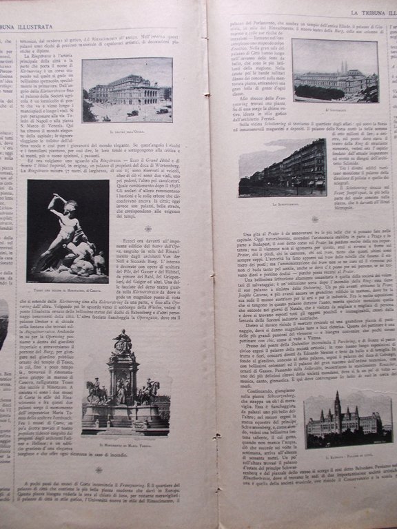 La Tribuna Illustrata 9 Agosto 1891 Regina Vittoria Saint-Mandé Vienna …