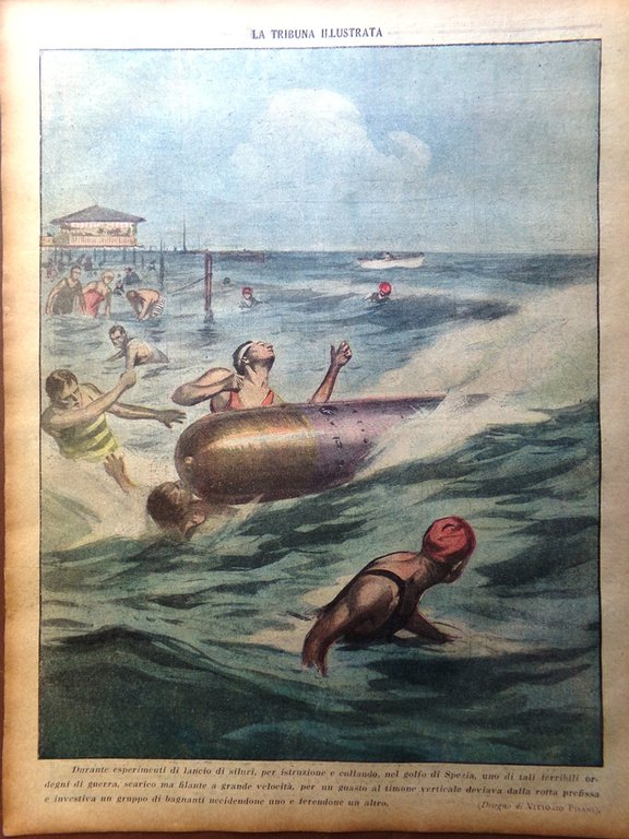 La Tribuna Illustrata 9 Agosto 1925 Morte Ascari Scherma Bairam …