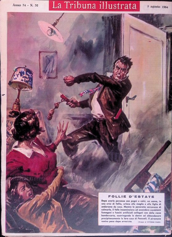 La Tribuna Illustrata 9 Agosto 1964 Mireldo Scorza Marciano Kennedy …