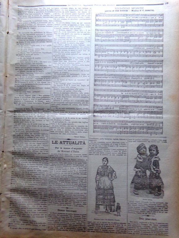 La Tribuna Illustrata 9 Aprile 1893 Nozze d'Argento dei Sovrani …