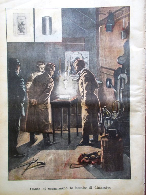 La Tribuna Illustrata 9 Aprile 1905 Dinamite Naufragio Sully Lourdes …