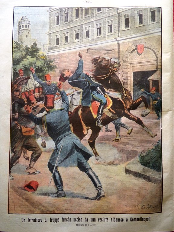 La Tribuna Illustrata 9 Aprile 1911 Ariccia Lötschberg Benelli Esposizione …