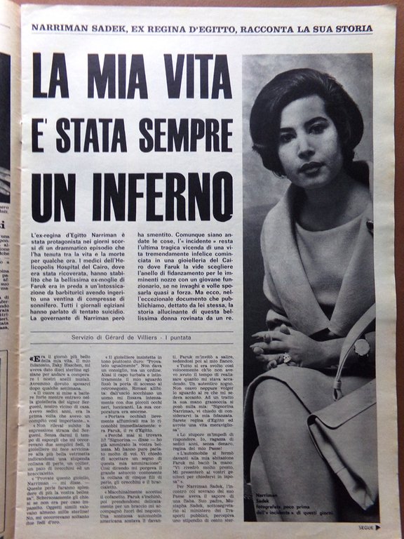 La Tribuna Illustrata 9 Aprile 1967 Monokklisia Trieste Cagliari Sadek …