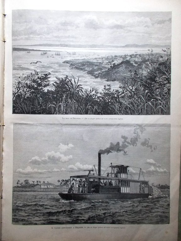 La Tribuna Illustrata 9 Febbraio 1890 Lavori Tevere Delagoa Processo …